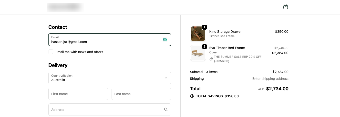 Checkout - Tier min qty applied